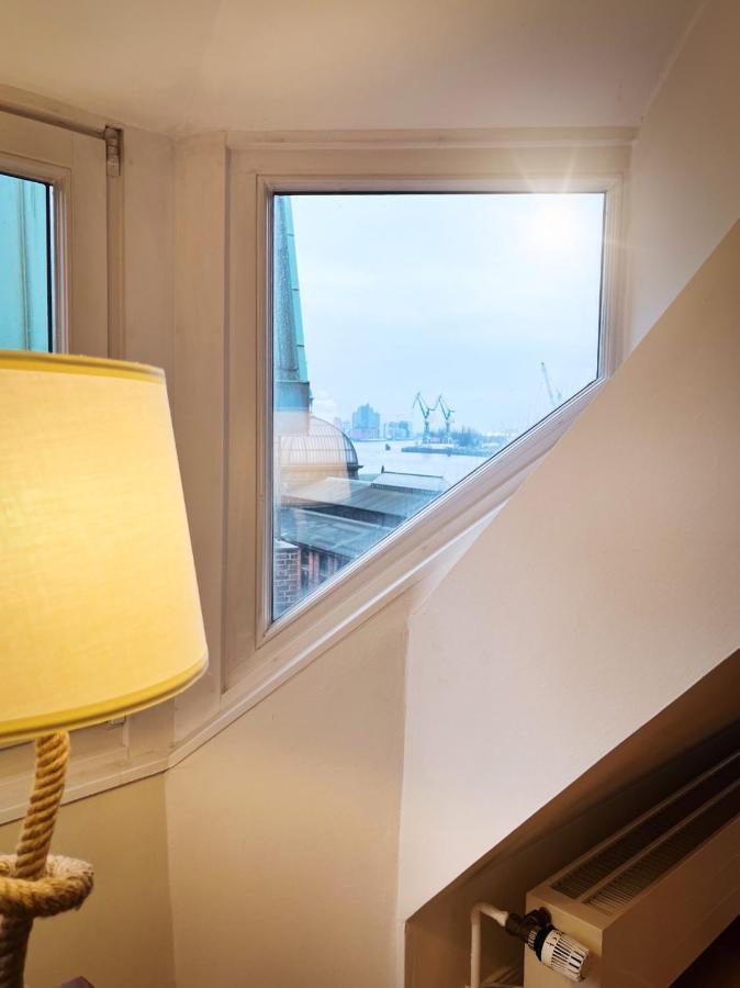 Loft-Panoramablick-Hafen & Elbe! Hamburgo Exterior foto