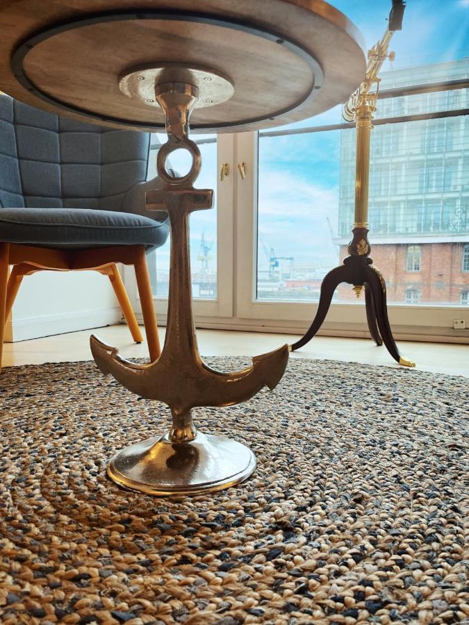 Loft-Panoramablick-Hafen & Elbe! Hamburgo Exterior foto