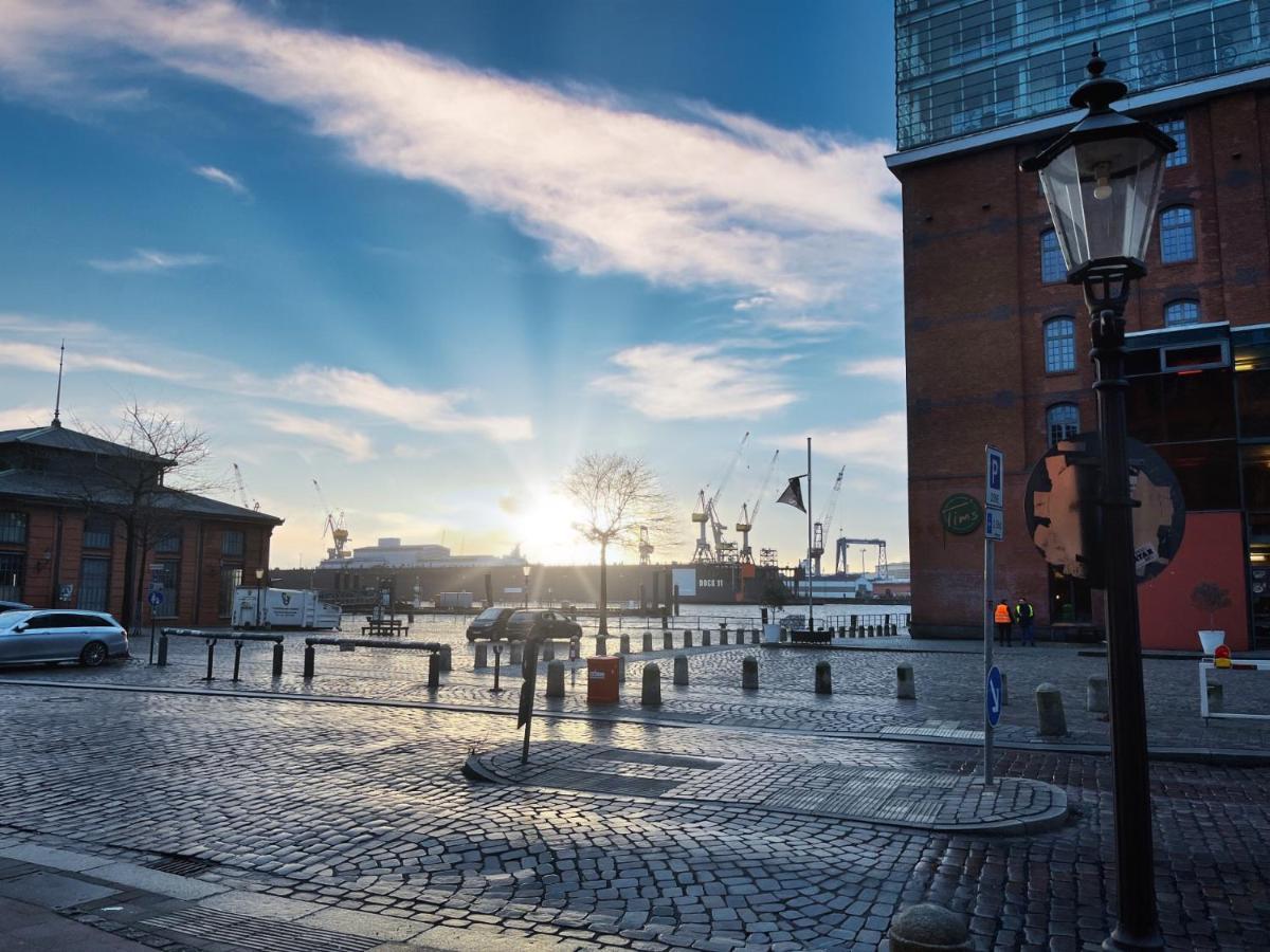 Loft-Panoramablick-Hafen & Elbe! Hamburgo Exterior foto